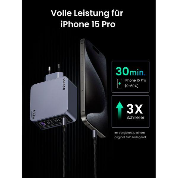 Actual product image Ugreen Nexode Pro (160 W)