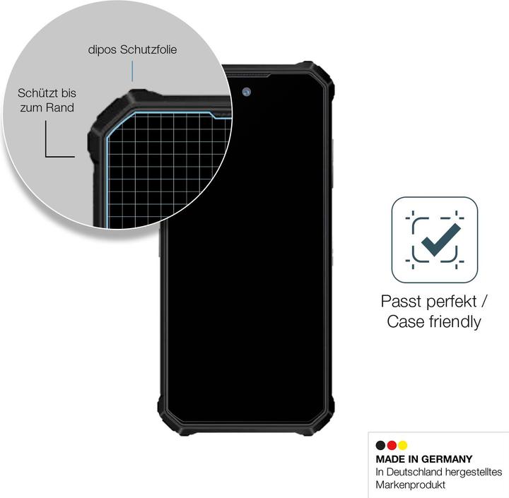 Produktbild Dipos Displayschutz Anti-Shock (2 Stück, Oukitel C19)
