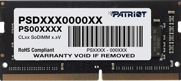 Produktbild Patriot Signature PAT (1 x 8GB, 2400 MHz, DDR4-RAM, SO-DIMM)