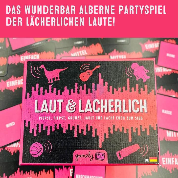 Produktbild Gamely LAUT & LAECHERLICH - Piepst, Fiepst, Grunsi, Jault und Lacht euch zum Sieg (Deutsch)