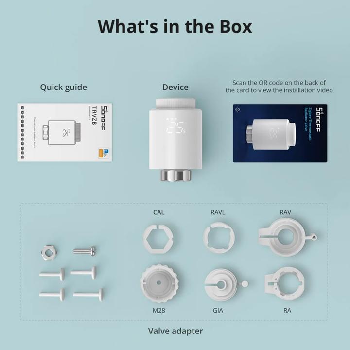 Produktbild Sonoff Smarter Thermostat Radiator Zigbee
