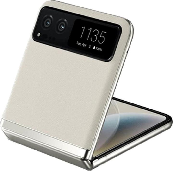 Actual product image Motorola Razr 40 (256 GB, Vanilla cream, 6.90", SIM + eSIM, 64 Mpx, 5G)