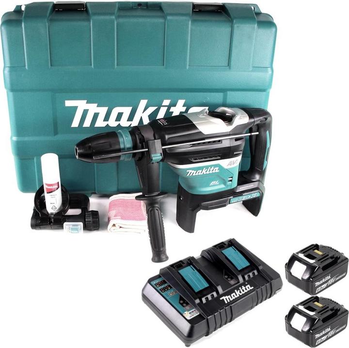 Immagine prodotto Makita 2x18V SDS-Max batteria combinata martello DHR400PG2U (Batteria ricaricabile)