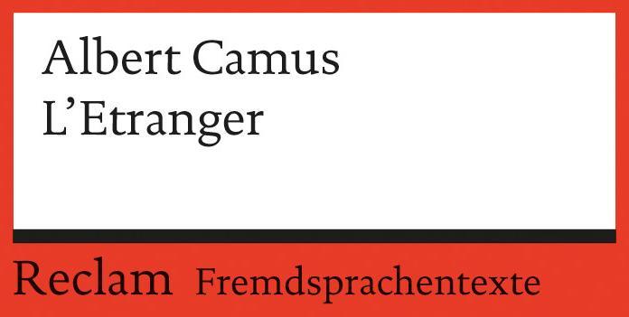 Produktbild L' Etranger (Deutsch, Camus, Albert, 1986)