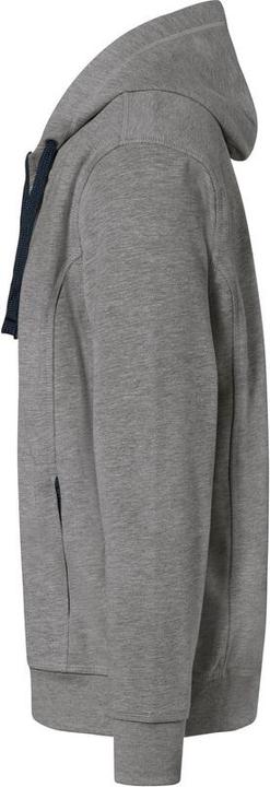 Actual product image Hakro Hooded jacket Bonded grey mottled/ink, 3XL (3XL)
