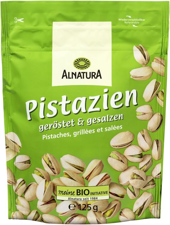 Actual product image Alnatura Organic Pistachios Roasted Salted125g (125 g)
