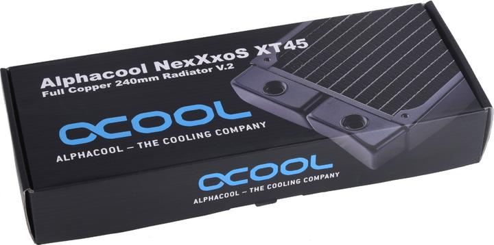 Actual product image Alphacool NexXxoS V.2 XT45 Full Copper Radiator (120 mm)