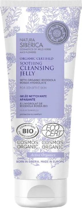 Image du produit Natura Siberica Gel nettoyant apaisant certifié bio pour peaux sensibles, 140 ml (Mousse, 140 ml)