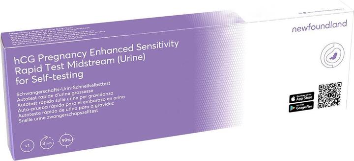 Produktbild newfoundland Schnelltest: Schwangerschaft