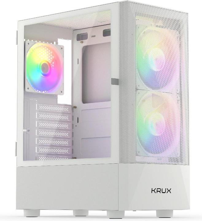 Immagine prodotto Krux Vako Bianco RGB (KRXD005) (ATX, Micro-ITX, mATX)