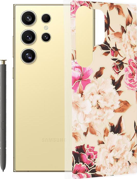 Produktbild Techsuit - Marble Series - Samsung Galaxy S24 Ultra - Mary Berry Nude (Samsung Galaxy S24 Ultra)