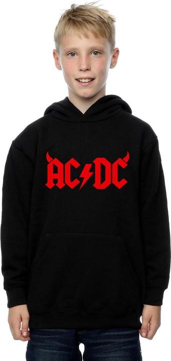 Immagine prodotto AC/DC Horns Logo Felpa con Cappuccio Ragazzi (128)