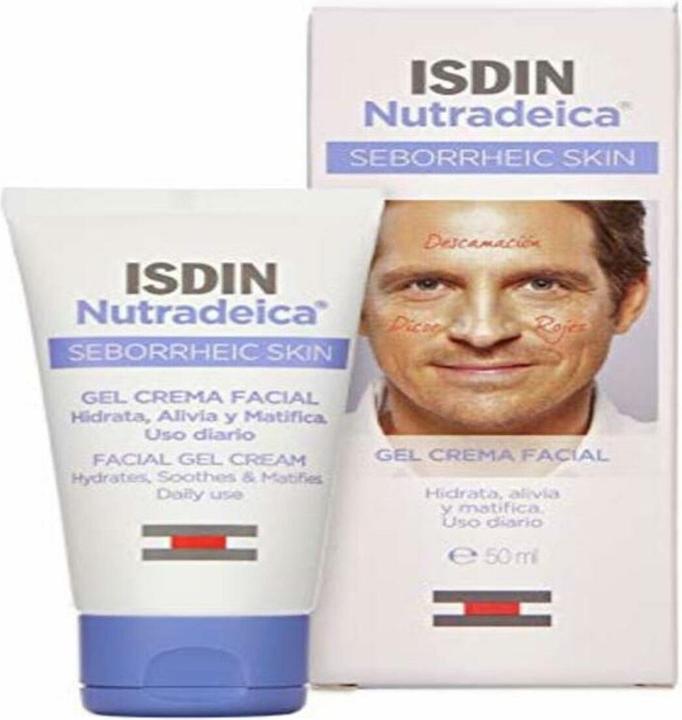 Actual product image Isdin Nutradeica Facial Gel Cream for Seborrhoeic Skin 50ml (Gel, 50 ml)