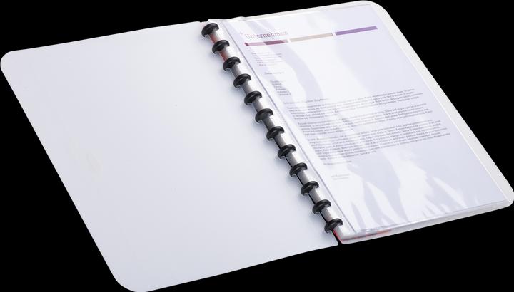 Actual product image Elba Vario-zipp ringband image profi kleurloos Transparent ring binder (A4, 1 x)