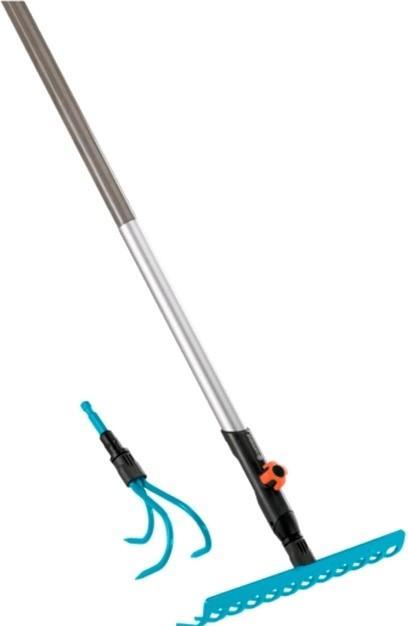 Image du produit Gardena Offre complète combisystem (balai râteau + cultivateur + barre de base Flex + manche