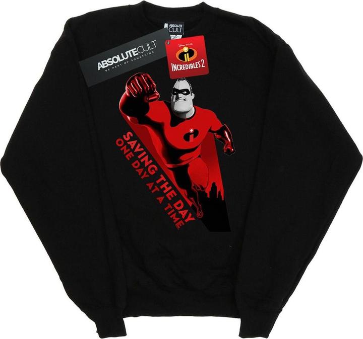 Actual product image Disney Boys The Incredibles Saving The Day Sweatshirt (128)