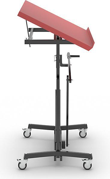 Produktbild Global Stole Materialständer XL, fahrbar, H-verstellb. 730 - 980 mm, 4 Ausleger mit LR