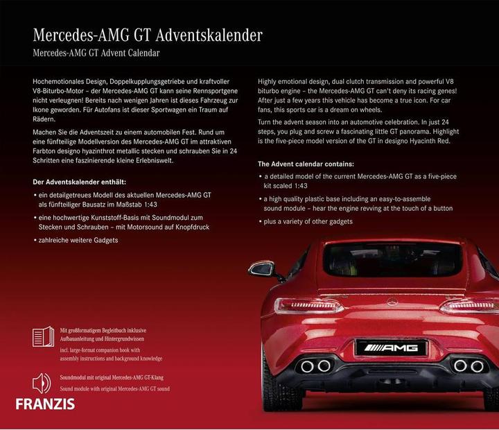 Produktbild Franzis Mercedes-AMG GT