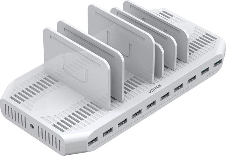 Immagine prodotto Unitek STACJA ŁADUJĄCA 10X USB 2.4A 60W BIAŁA (60 W)