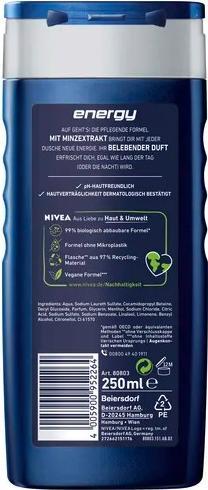 Actual product image NIVEA MEN Men Energy (250 ml)