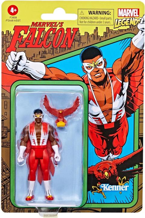 Actual product image Hasbro Marvel Legends Series 9.5 cm large Retro 375 Collection Marvel's Falcon action figure