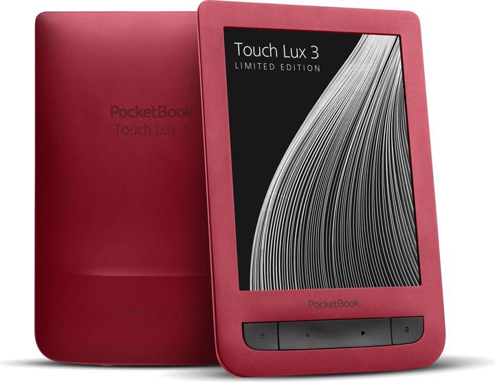 Produktbild PocketBook Touch Lux 3 (6", 8 GB, Ruby Red)