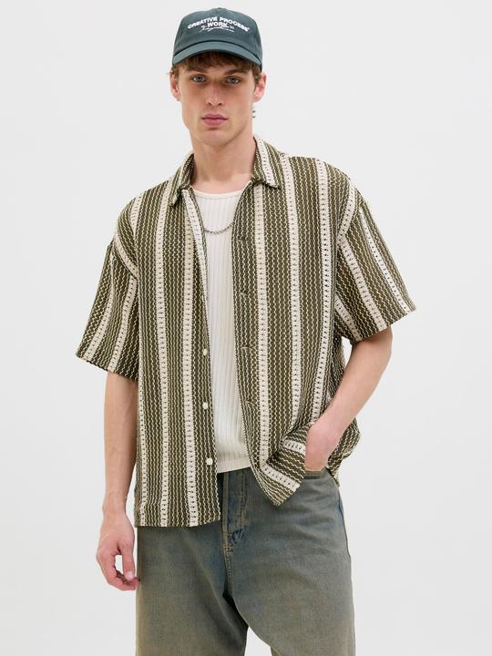 Produktbild Jack & Jones Jorbellagio Crochet Shirt Ss Sn (L)