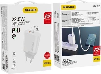 Actual product image Dudao 22.5W PD+QC3.0 USB+Type C + Ligh. cable (22.50 W)
