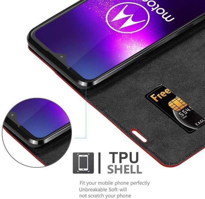 Productafbeelding Cadorabo Boek Onzichtbare Magneethoes (Motorola One Macro)