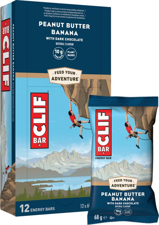 Actual product image Clif Bar Bolt (Banana, Dark chocolate, 12 pcs., 816 g)