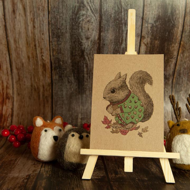 Actual product image Natura Punto Wooden easel for the table, wooden, 14 x 25 cm
