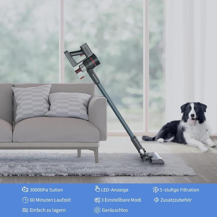 Produktbild Redkey P9 Akku Staubsauger Kabelloser 8-in-1 Handstaubsauger, 350W, 30000Pa, 60Min