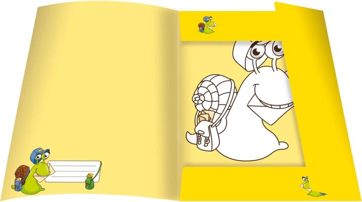 Immagine prodotto Magni 46330 - Cartella postale "Snail mail" 240 x 330 mm, DIN A4, con chiusura elastica, 1 pz. (A4, 1 x)