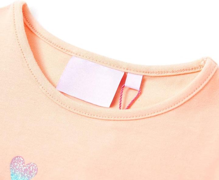 Image du produit VidaXL T-shirt enfant orange clair 104,Matière : 95% coton. 5 (104)