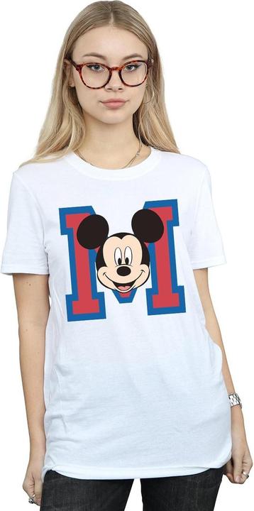 Actual product image Disney Womens/Ladies M Mickey Mouse Cotton Boyfriend T-Shirt (M)
