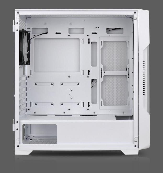 Actual product image Nanoxia Go MIDI DS-9G-W ARGB White - USB-C - TG (mATX, ITX, ATX, E-ATX)