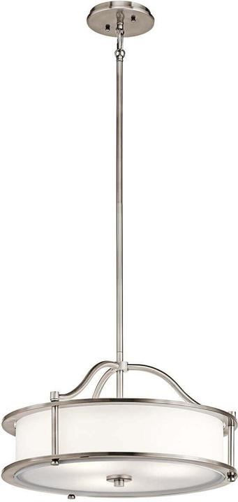 Actual product image Elstead Lighting Emory pendant light E27 triple 26cm classic pewter (E27)