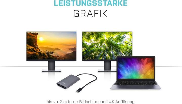 Image du produit i-tec Thunderbolt 3 vers (DP, 10 cm)