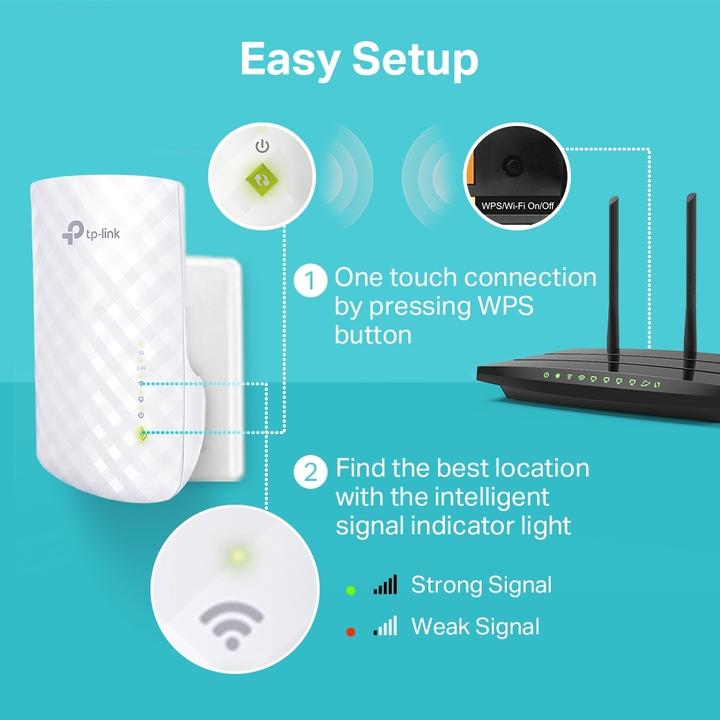 Produktbild TP-Link RE220 (433 Mbit/s, 300 Mbit/s)