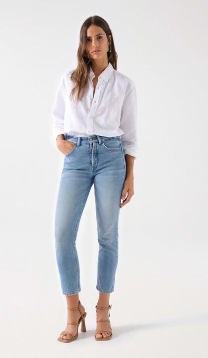 Image du produit Salsa Jeans Jeans Faith Light Wash Button Detail (28)