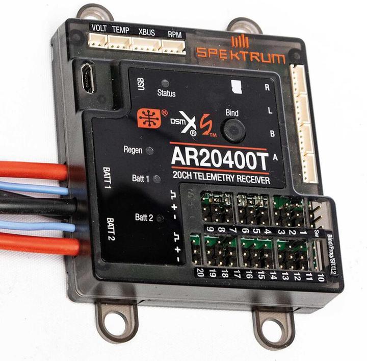 Image du produit ar20400t Récepteur de télémétrie powersafe 20 canaux