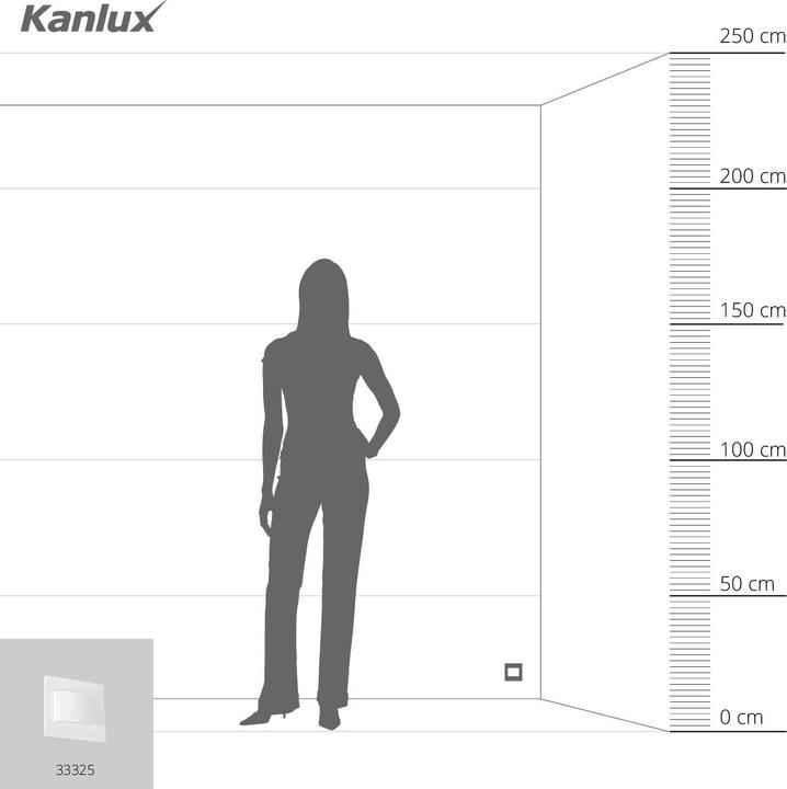 Produktbild Kanlux Treppenleuchte LED 12V 1,5W ERINUS LED LL W-NW 4000K 30lm weiss 33325 (30 lm)