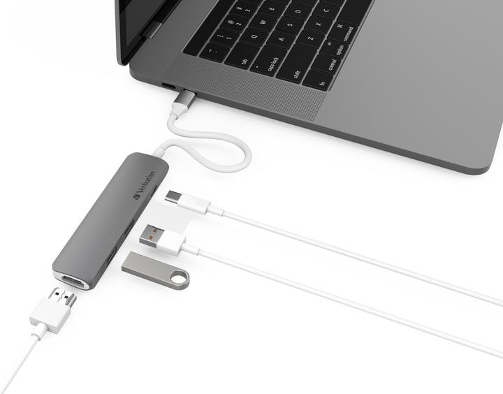 Produktbild Verbatim USB-C Hub with HDMI (USB-C, USB-A, 4 Ports)