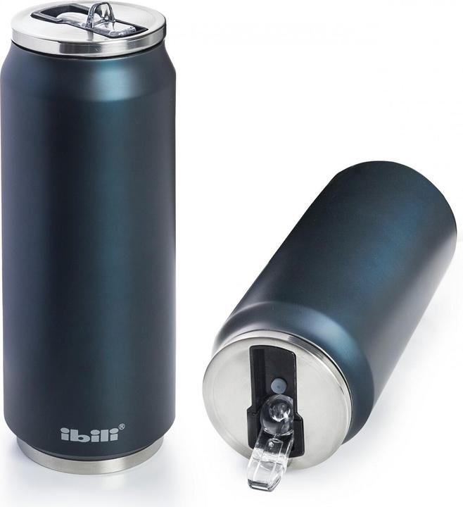 Produktbild Ibili Thermobecher Blueberry 500 ml Hält Getränke heiss oder kalt (0.50 l)