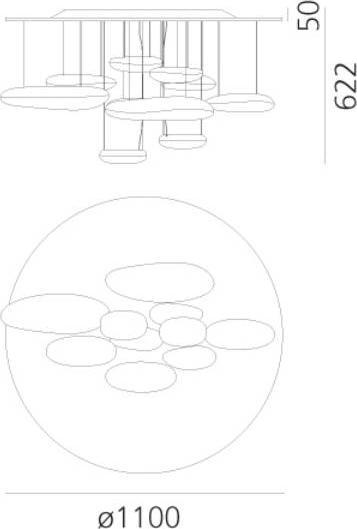Immagine prodotto Artemide Mercury Ceiling (2893 lm)