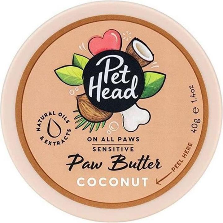 Pet Head Coconut Paw Butter, 40g (Chien, 40 ml)