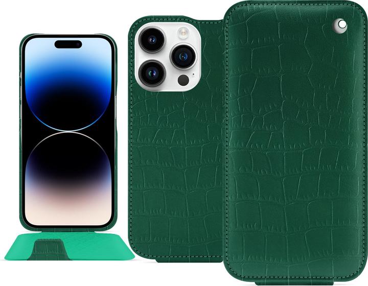 Actual product image Noreve Vertical leather shell (Apple iPhone 15 Pro)