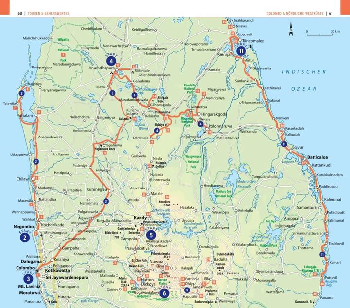 Produktbild on tour Reiseführer Sri Lanka (Deutsch, Martin H. Petrich, 2019)