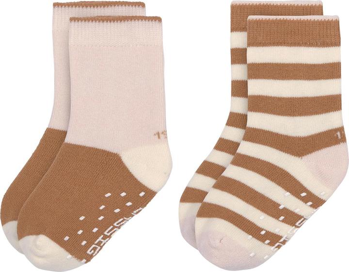 Produktbild Lässig Antirutsch-Socken 2er-Set Rosa Karamell Gr. 27 - 30 (2er Pack, 27 - 30)