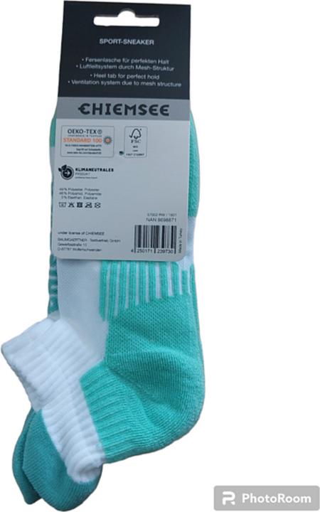 Actual product image Chiemsee Ladies Sport Sneaker Socks 2 Pack (pack of 2, 35 - 38)